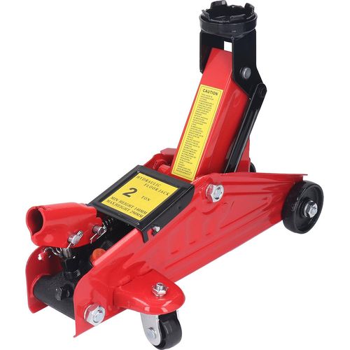 Rangierwagenheber 2T, hydraulisch, 140C290 mm, mit Schwenkrädern für Fahrzeughebearbeiten