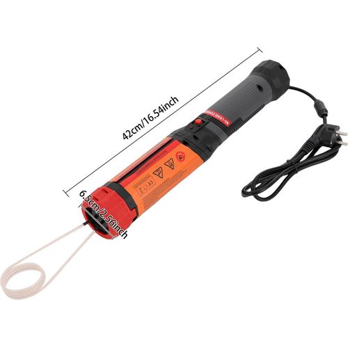 Magnetischer Induktionsheizer - Induktionsheizer-Set - 1100 W - 220 V EU-Stecker - 10 Spulen - 800°C Flammenlos - Zum Lösen von Schrauben - Schwarz