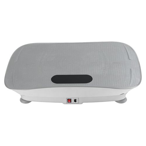 Vibrationsplatte Kompakte Vibrationsplatte mit LED-Display, mit Fernbedienung für Ganzkörpertraining zu Hause bis 150 kg Grau