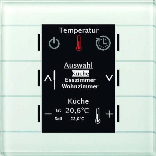 MDT KNX Glas-Bedienzentrale, Smart, weiß, 1 Stk.