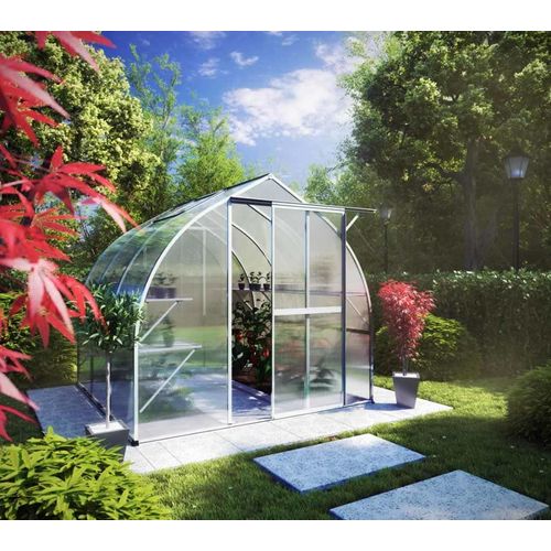 KGT Gewächshaus "Rhodo IV" pressblank 6,8 m² 6 mm HKP