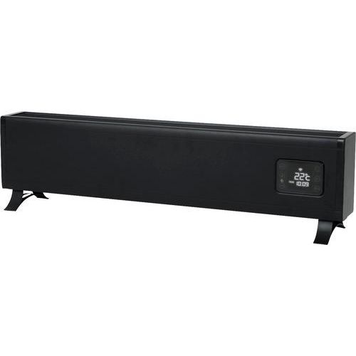 Eurom Alutherm Sockelleiste 1000 Schwarz - Konvektorkachel 1000 W