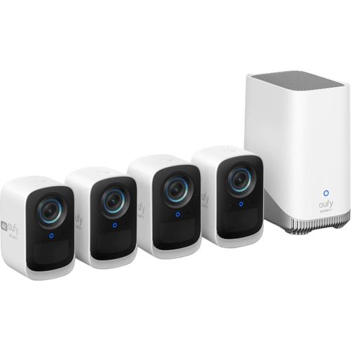 eufyCam S300 (eufyCam 3C) 4-Cam Kit White