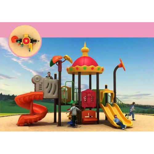 Spielturm mit Rutsche Spielplätze Garten Kinderbereich Kletterturm