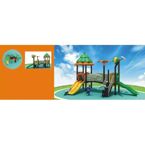 Spielplatz aus Kunststoff Dschungelspielplatz Turm Outdoor Spielturm