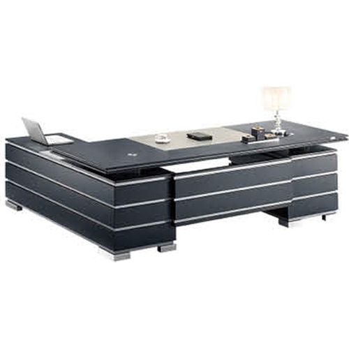 Design Tisch Chef Schreibtisch Exclusive Büro CEO Leder Kanzlei Praxis Tische