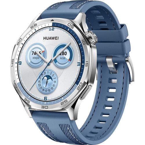 HUAWEI Watch GT 5 Smartwatch, GPS Fitnessuhr, 46 mm, Blau