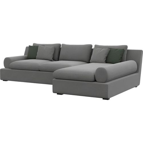 Ecksofa Ästhetik der Form und Weichheit des Stoffes