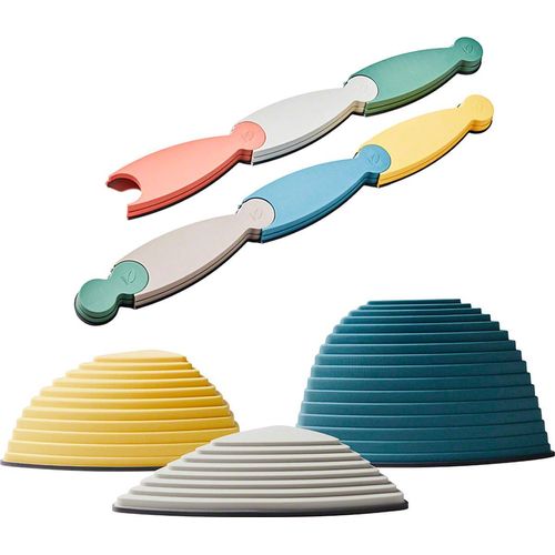 Hügelkuppen und Balance Weg Nordic, Set 3 Hügelkuppen + 7 Balanceweg