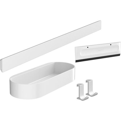 Hansgrohe , Weiß , Kunststoff , 56.1x17.1x8.4 cm ,