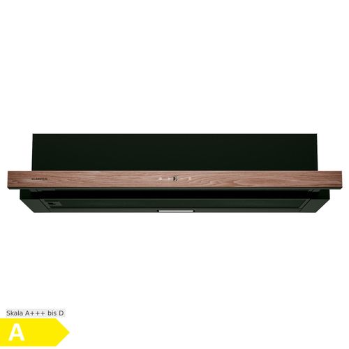 ZenFusion Dunstabzugshaube 400 m³/h Luftdurchsatz EEK A Abluft/Umluft 3 Stufen leise Schwarz