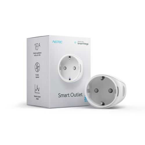 Aeotec Smart Outlet Typ F Smarte Steckdose Wi-Fi