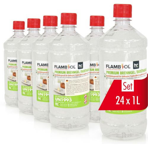 24x 1 L FLAMBIOL® Premium Brenngel