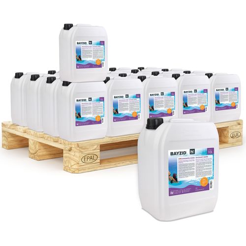 60x10 L BAYZID® flüssig Flockungsmittel gegen Trübungen für sauberes Poolwasser