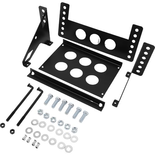 Metallbatterie-Montagebox-Tabletthalterung, robust, einfach einzuschrauben, passend für bis zu 27,9 cm x 18 cm und 19,1 cm