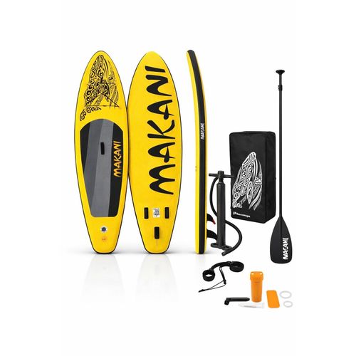 Makani SUP Gelb Stand Up Paddle Board Surfboard Paddleboard 320cm 120kg PVC
