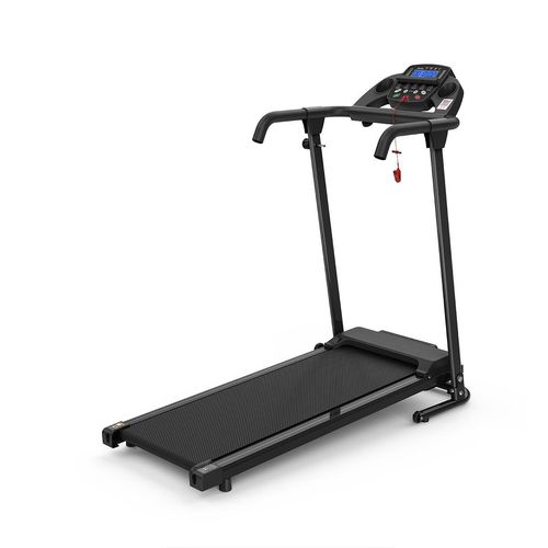 2 in 1 Laufband, Laufen und Joggen, kompakter Tragbare Schreibtisch Laufband für Haushalt Laufbänder von 120 kg Schwarz