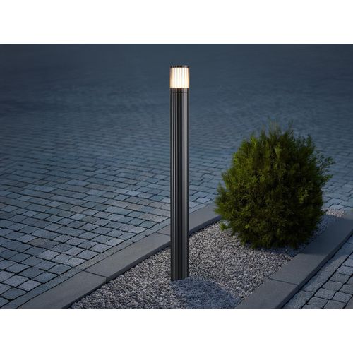 LED Wegeleuchte Aluminium in Anthrazit für Reihenschaltung geeignet, Höhe 100cm