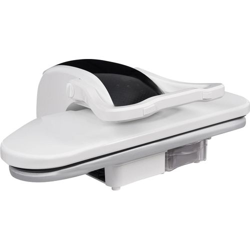 Tisch-Dampfbügelpresse - Bügelpresse - 2200 W - 220 V EU‑Stecker - Sprühflasche & Presskissen - DIY Heißpressen - Kabel 1,5–1,9 m - Weiß