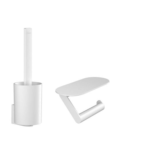 Hansgrohe , Weiß , Kunststoff , 39.7x16.7x24.6 cm ,