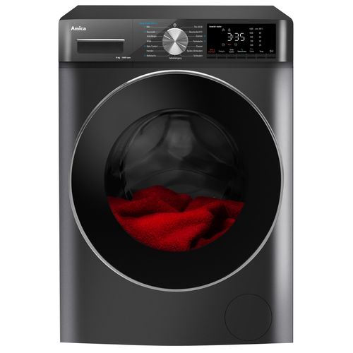 AMICA Waschmaschine "WA 484 085 G", Energieeffizienz: A (A-G), schwarz, B:60cm H:85cm T:52cm, Waschmaschinen