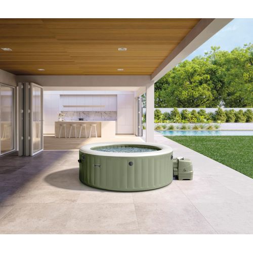 Whirlpool INTEX "Bubble", olivgrün, B:145cm H:71cm L:145cm, Whirlpools, 145 cm Durchmesser