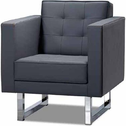 Wohnzimmer Moderne Sessel 1 Sitzer Design Elegantes Möbel Grau Luxus