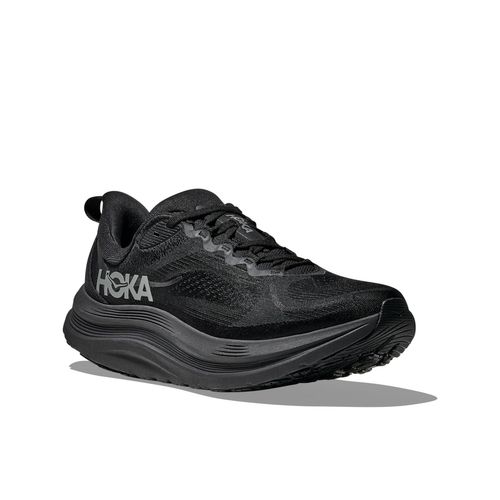 Walkingschuh HOKA ONE ONE "M KAWANA 3", Damen, Gr. 44, schwarz, schwarz, Synthetik, Textil, Schuhe Walkingschuh, Walking