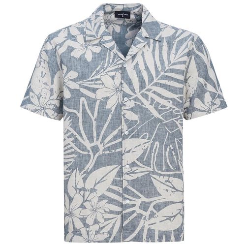 Herren Leinen-Hemd mit kurzen Ärmeln