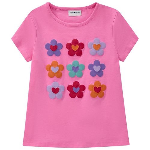 Mädchen T-Shirt mit gummiertem Print