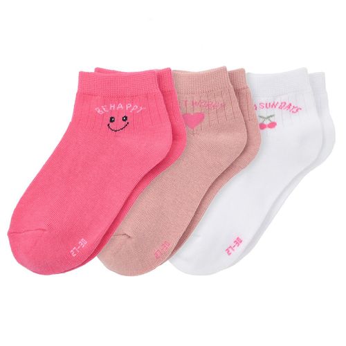 3 Paar Mädchen Kurzsocken im Set