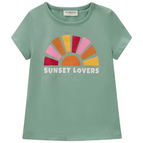 Mädchen T-Shirt mit gummiertem Print