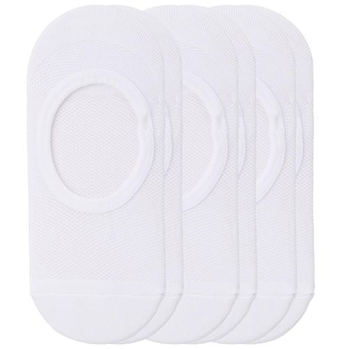 3 Paar Damen Füßlinge in Mesh-Qualität