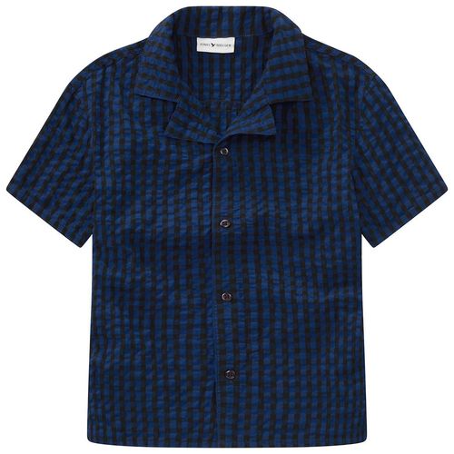 Jungen Seersucker-Hemd mit Karo-Muster