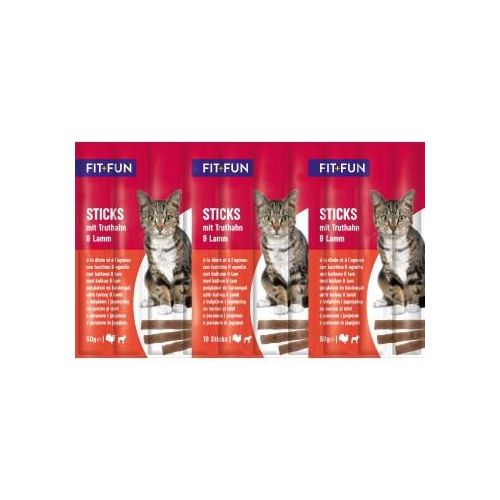 FIT+FUN fitfun Sticks Truthahn und Lamm 25x50 g