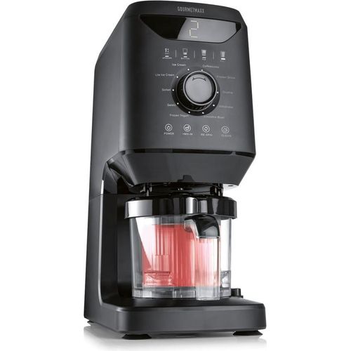 GOURMETmaxx SmoothUp Eismaschine - 10 Programme für Eis, Shakes, Sorbet u. v. m.