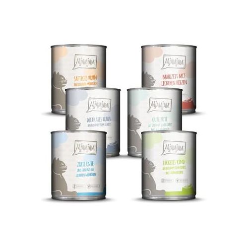 MjAMjAM Nassfutter Katze Adult, Mixpaket 6x800 g Mixpaket 3