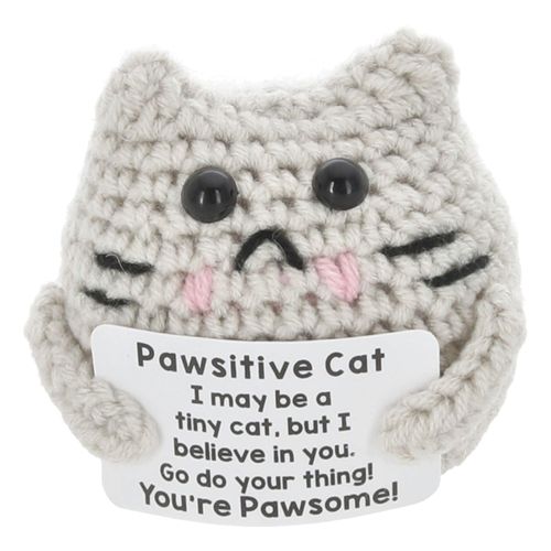 Häkelkatze POSITIVE CAT