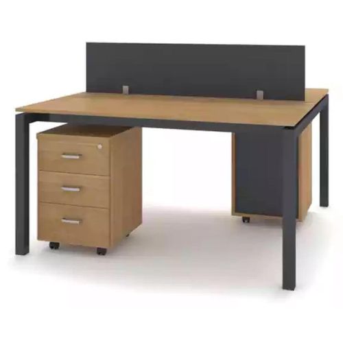 Büromöbel Set Zweier Schreibtisch Arbeitszimmer Tische Möbel Counter Team Tisch