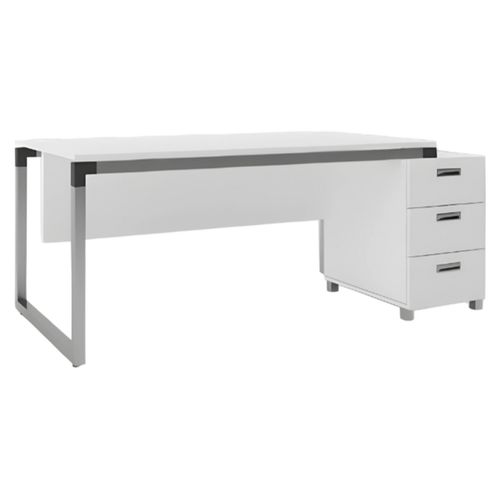 Schreibtisch Büro Möbel Einrichtung Tische Weiß 143x80 Büroeinrichtung