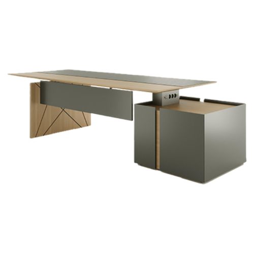Modernes Büro Schreibtisch Arbeitsumgebung Design Arbeit Bürotisch