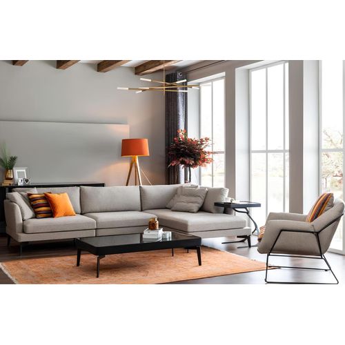 Stoffsofa Ecksofa L Form Sofa Sofas Grau Stoff Wohnzimmer Modern Eck
