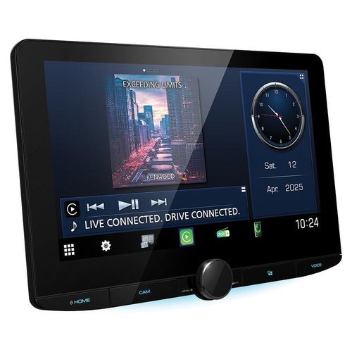Kenwood DMX9724XDS | 1-DIN Digital Media Receiver mit 10,1 Zoll HD-Display
