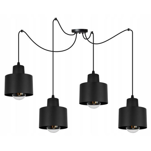 Moderne Deckenhängelampe Schwarze Led-Lampe