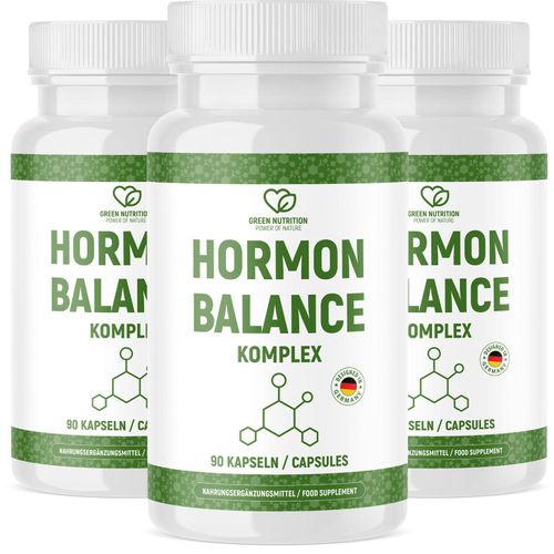 Green Nutrition Hormonbalance Kapseln - 1400 mg Inositol - vegan - 90 Kapseln - 3x