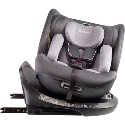 Autokindersitz BABYGO "Protection 360 Grad", Baby, grau, Polyester, Kindersitze