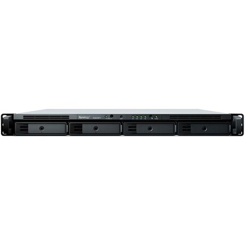 SYNOLOGY NAS-Server "RS822RP+", schwarz (schwarz, grau), B:43,1cm H:4,4cm T:48,4cm, NAS-Server, 4-Bay NAS-Rackmount, NAS-Server
