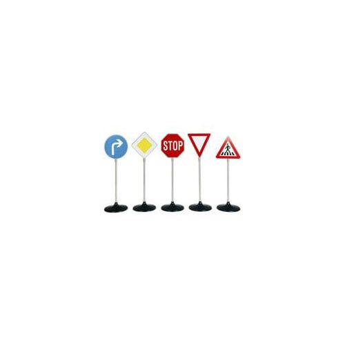 Verkehrsschilder-Set, Verkehrszeichen 5-tlg.