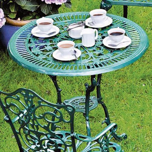 Tisch VERSAILLES, grün D 70 cm H 70 cm (21112-214)