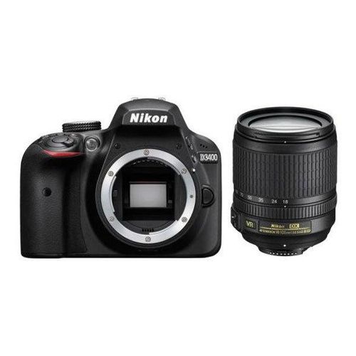Nikon D3400 Kit 18-105 mm digitale Spiegelreflexkamera schwarz